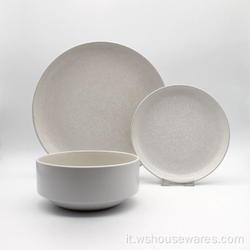 Modern Itain Color Glaze Stoviglie Layactive Glaze Ceramic